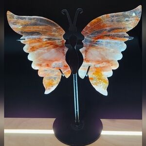 Gorgeous Fire Quartz Butterfly 🦋  Wings🦋